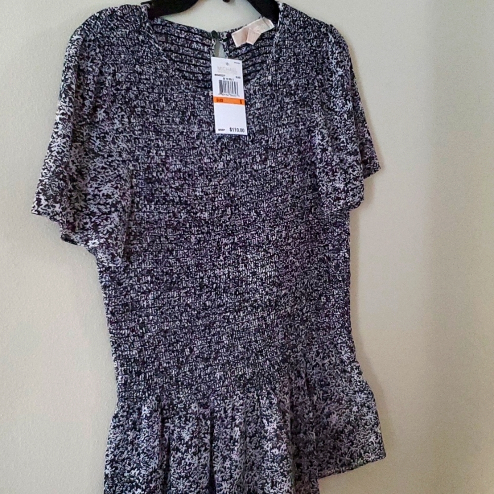 Michael Kors smock waist top